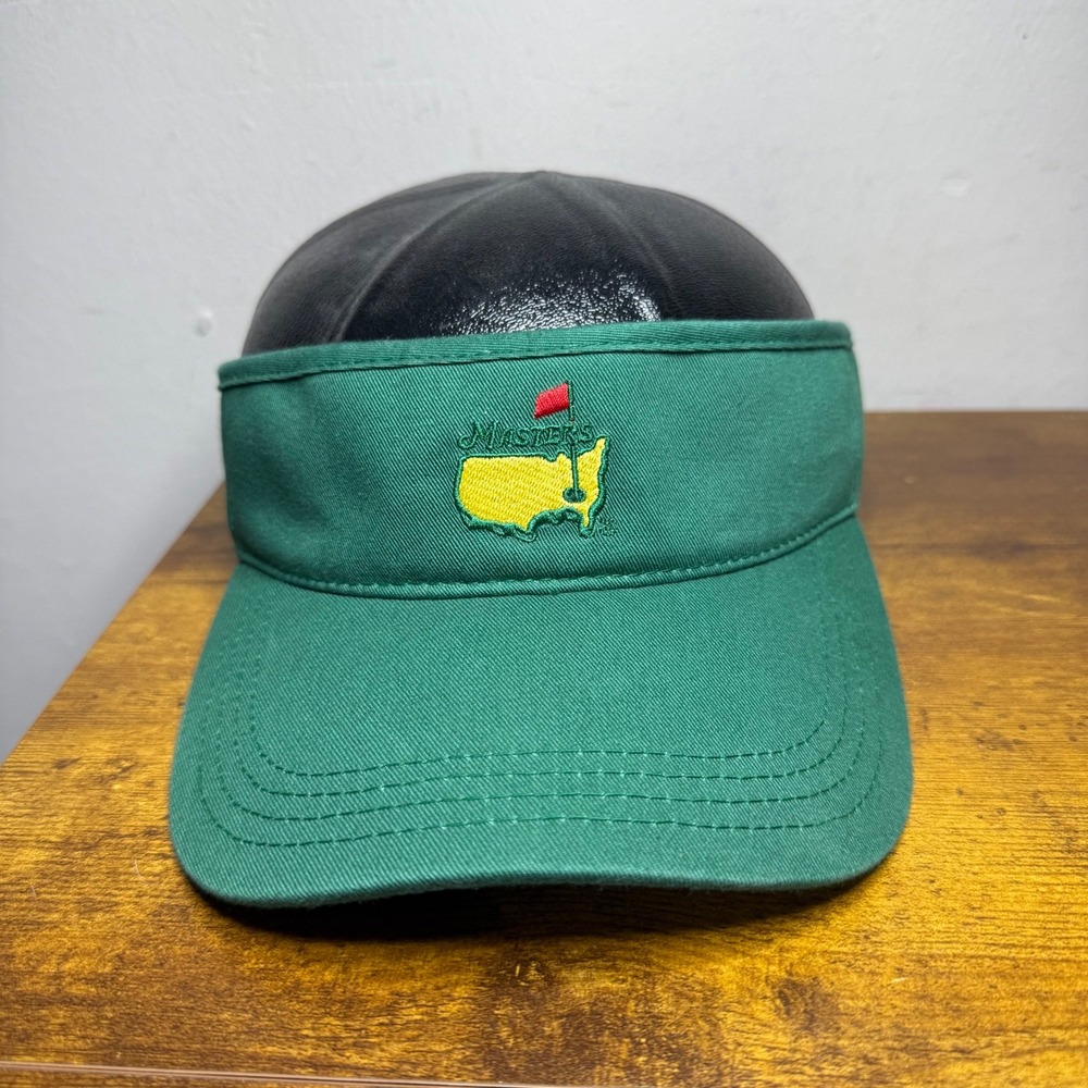 The Masters Visor American Needle Low Rider Green Adjustable Golf Hat